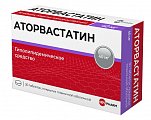 Купить аторвастатин, таблетки, покрытые пленочной оболочкой 40мг, 30 шт в Арзамасе