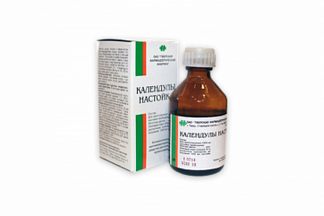 Календула настойка, флакон 25мл Календула настойка, флакон 25мл