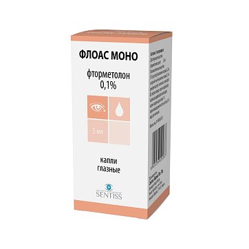 Флоас Моно, капли глазные 0,1%, флакон 5мл