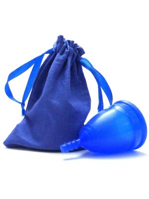 Купить онликап (onlycup) менструальная чаша серия лен размер s, синяя в Арзамасе