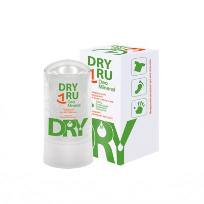 Купить драй ру (dry ru) минерал дезодорант для всех типов кожи 60 г в Арзамасе
