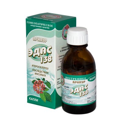 Купить эдас-138 арнаур(атеросклероз), капли для приема внутрь гомеопатические, 25мл в Арзамасе