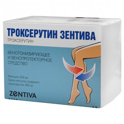 Купить троксерутин зентива, капс 300 мг №30 (зентива а.с., чешская республика) в Арзамасе