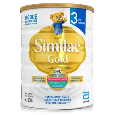 Купить симилак (similac) 3 gold смесь детское молочко 12+, 800г в Арзамасе