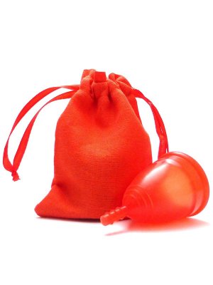 Купить онликап (onlycup) менструальная чаша серия лен размер l, красная в Арзамасе