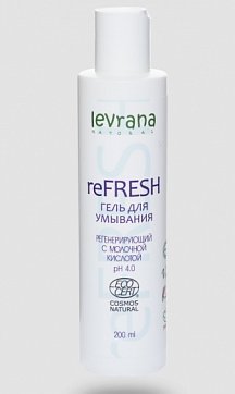 Levrana (Леврана) гель для умывания регенерирующий ReFresh, 200мл