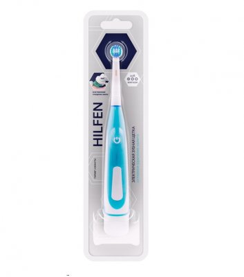 Купить хилфен (hilfen) электрическая зубная щетка мягкая голубая артикул r2021 в Арзамасе