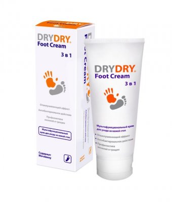 Купить драйдрай (dry dry) фут крем для ног многофункциональный 100 мл в Арзамасе