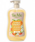 Купить biomio (биомио) гель для душа натуральный с эфирным маслом апельсина и бергамота, 650мл в Арзамасе