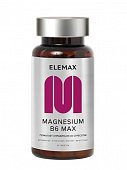 Купить elemax magnesium b6 max (элемакс магнезиум в6 макс) таблетки, 60 шт бад в Арзамасе