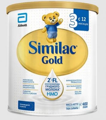 Купить симилак (similac) 3 gold смесь детское молочко 12+, 400г в Арзамасе