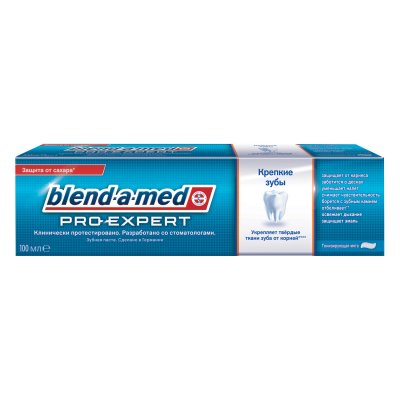 Купить бленд-а-мед зубная паста (blend a med) про-эксперт крепкие зубы тонизирующая мята, 100мл в Арзамасе