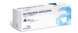 Купить метформин, таблетки, покрытые пленочной оболочкой 1000мг, 60 шт в Арзамасе