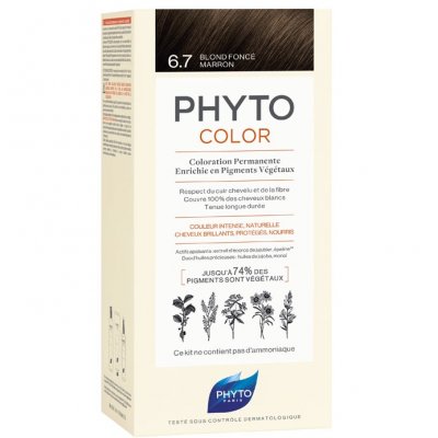 Купить фитосолба фитоколор (phytosolba phyto color) краска для волос оттенок 6.7 тёмно-шоколадный блонд в Арзамасе