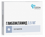 Купить глибенкламид, таблетки 3,5мг, 120 шт в Арзамасе