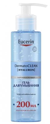 Купить eucerin dermatoclean (эуцерин) гель для умывания освежающий и очищающий 200 мл в Арзамасе