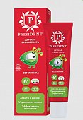 Купить президент (president) зубная паста для детей с 6 лет земляника, 43г 50rda в Арзамасе