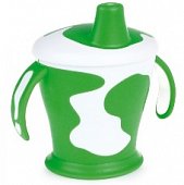 Купить canpol (канпол) чашка-непроливайка с 9 мес little cow зеленая 250 мл в Арзамасе