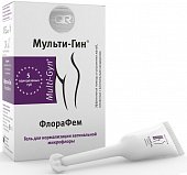 Купить мульти-гин флорафем, гель для нормализации вагинальной микрофлоры 5мл, 5 шт в Арзамасе