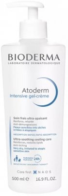 Купить bioderma atoderm (биодерма атодерм) гель-крем для лица и тела интенсив 500мл в Арзамасе
