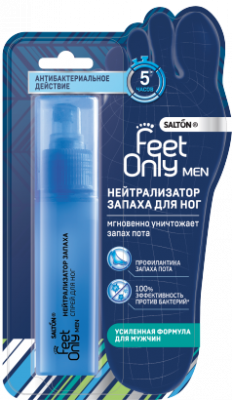 Купить salton (салтон) feet men нейтрализатор запаха для ног для мужчин, 60мл в Арзамасе