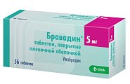 Купить бравадин, таблетки, покрытые пленочной оболочкой 5мг, 56 шт в Арзамасе