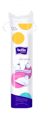 Купить bella cotton (белла) ватные диски 120 шт в Арзамасе