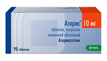 Купить аторис, таблетки, покрытые пленочной оболочкой 10мг, 90 шт в Арзамасе