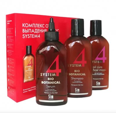 Купить система 4 (system 4) комплекс от выпадения волос шампунь 215мл+маска 215мл+сыворотка 200мл в Арзамасе