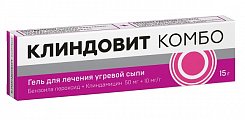 Купить клиндовит комбо, гель для наружного применения 50мг+10мг/г 15г в Арзамасе