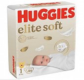 Купить huggies (хаггис) подгузники elitesoft до 5кг 84 шт в Арзамасе