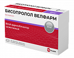Купить бисопролол-велфарм, таблетки, покрытые пленочной оболочкой 10мг, 50 шт в Арзамасе