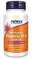 Купить now foods (нау фудс) витамин д3 высокоэффективный 1000ме, капсулы 300мг, 180 шт бад в Арзамасе