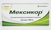 Купить мексикор, капсулы 100мг, 60 шт в Арзамасе