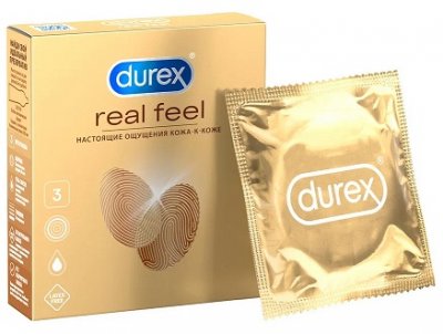 Купить durex (дюрекс) презервативы real feel 3шт в Арзамасе