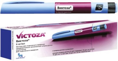 Купить виктоза, раствор для подкожного введения 6мг/мл, картридж 3мл + шприц-ручка, 2шт в Арзамасе