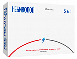 Купить небиволол, таблетки 5мг 56шт в Арзамасе