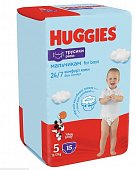 Купить huggies (хаггис) подгузники-трусы для мальчиков 5 12-17кг 15шт в Арзамасе