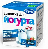 Купить vivo (виво) закваска для йогурта fit, пакетики 0,5г, 4 шт в Арзамасе