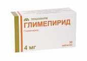 Купить глимепирид, таблетки 4мг, 30 шт в Арзамасе