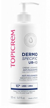 Topicrem Dermospecific UR-10 (Топикрем) крем для огрубевшей кожи смягчающий 500 мл