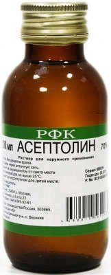 Купить асептолин, р-р 70% фл 100мл (рфк зао, россия) в Арзамасе