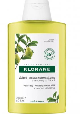 Купить klorane (клоран) шампунь тонизирующий с мякотью цитрона, 200мл в Арзамасе