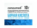 Борная кислота с тальком Консумед (Consumed) пудра гигиеническая, 10г