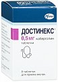 Купить достинекс, таблетки 0,5мг, 8 шт в Арзамасе