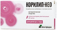Купить корилип-нео, суппозитории ректальные 12,5мг+1мг+6мг, 10 шт в Арзамасе