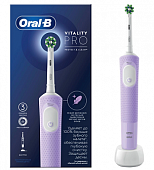 Купить oral-b (орал-би) электрическая зубная щетка vitality pro d103.413.3 тип 3708 с зарядным устройством, тип 3757, сиреневый в Арзамасе