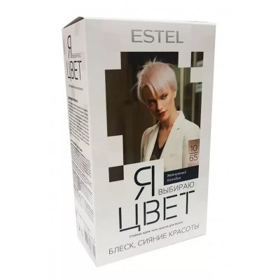 Купить estel (эстель) крем-гель краска для волос я выбираю цвет тон 10/65 жемчужный блондин в Арзамасе