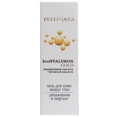 Купить pellesana (пеллесана) гель для кожи вокруг глаз с гиалуроновая кислота+активный коллаген и золото 15 мл в Арзамасе