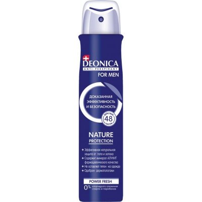 Купить deonica (деоника) дезодорант-спрей nature protection для мужчин 200 мл в Арзамасе